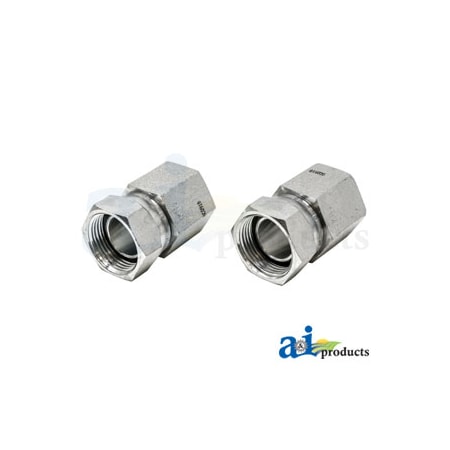 A & I Products Straight Female NPT Swivel X Female NPT Adapter 4.5" x4.5" x2" A-43D20